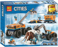 Конструктор Сити Cities «Передвижная арктическая база» + 6 минифигурок