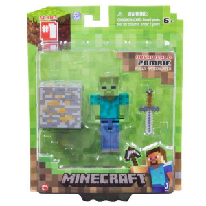 Фигурка Зомби из игры Майнкрафт