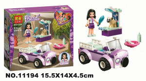 Конструктор Подружки «Передвижная ветклиника Эммы» Lari 11194