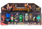 Набор 6 фигурок и аксессуаров Майнкрафт Данженс в блистерной упаковке №1