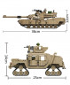 Конструктор M1A2 Abrams MBT «Танк Абрамс / Хаммер»