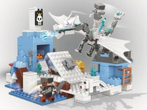 Конструктор Майнкрафт «Ловушка ледяного дракона»